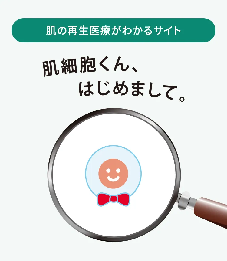 肌の再生医療がわかるサイト